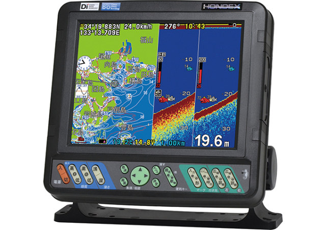 ホンデックス GPS魚探 HE -81GP3Dio